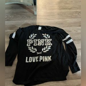 Size large PINK Victoria’s Secret Crew Neck sweater